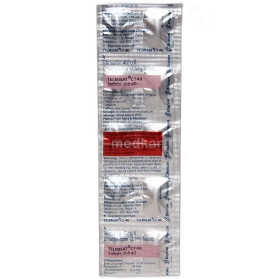 telmisat ct 40mg tablet 10's